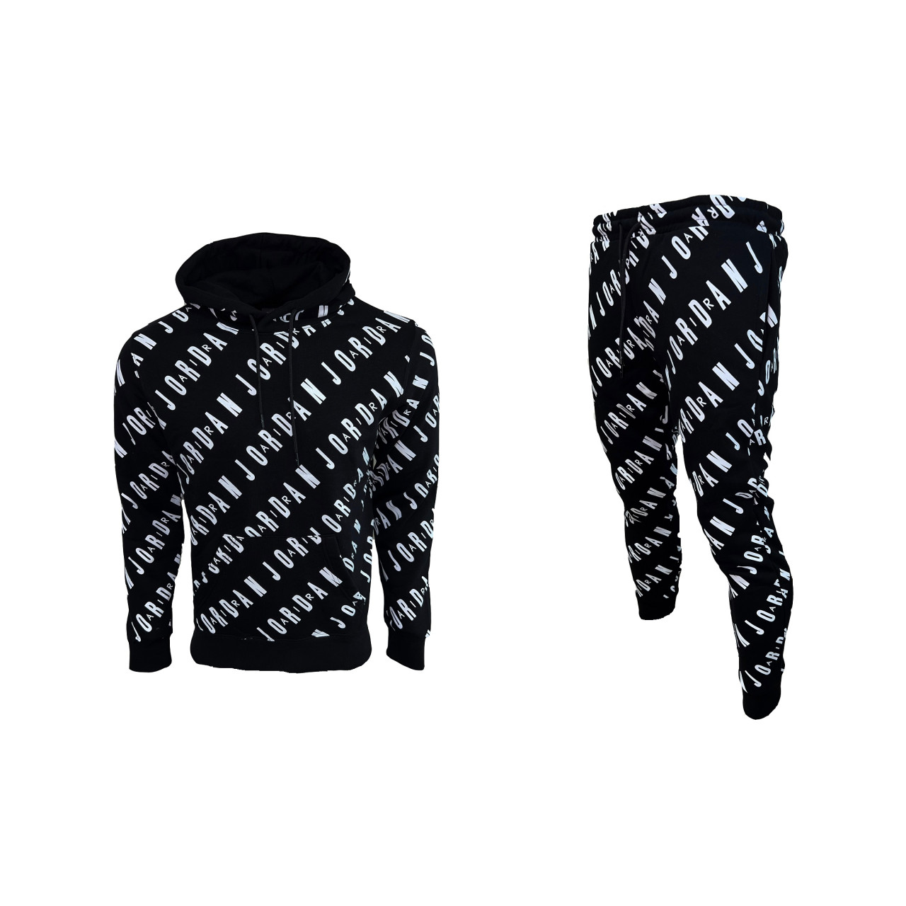 Мъжки спортен екип Nike JORDAN Multiple Logo Sweatshirt + Pants Black