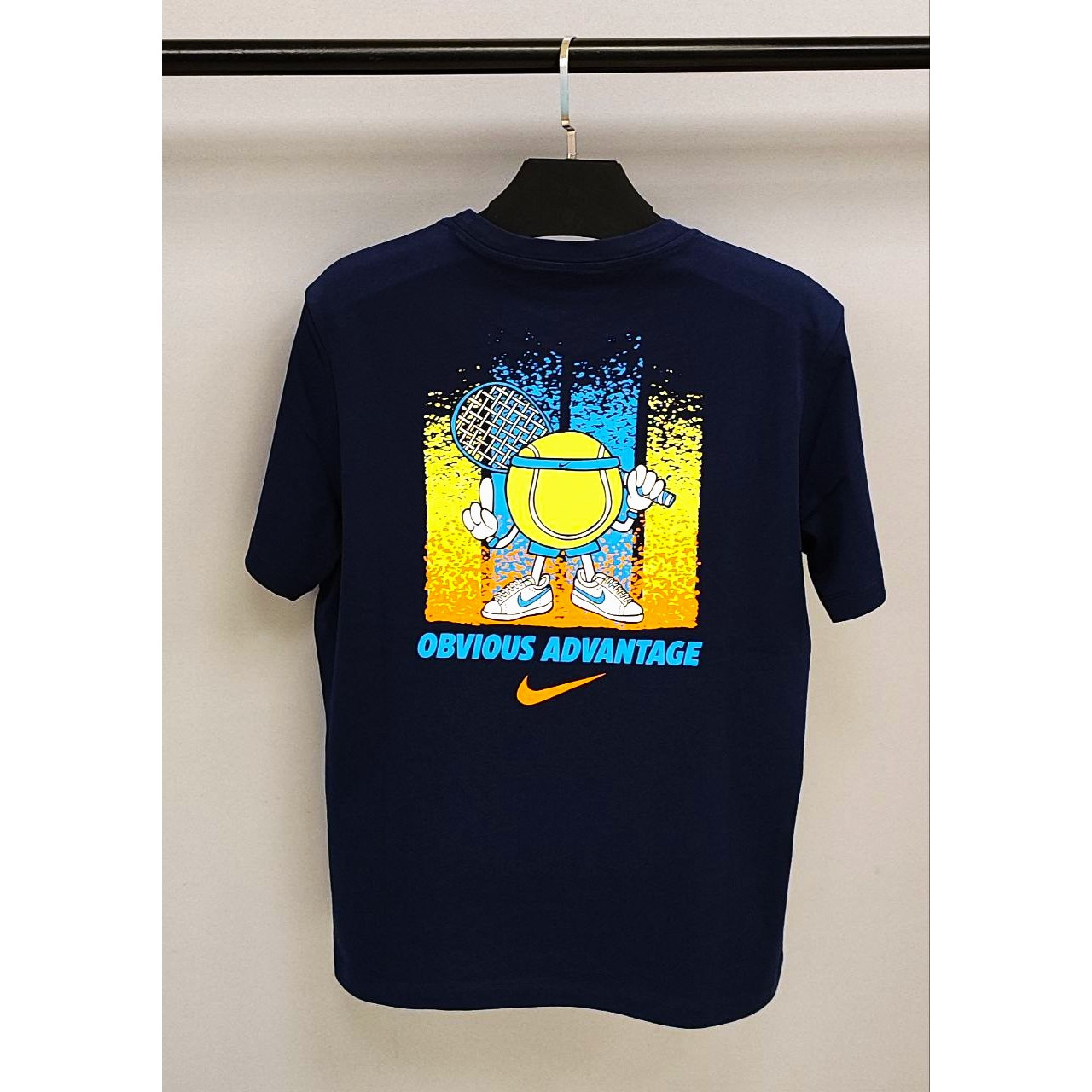 Мъжка спортна тениска Мъжка спортна тениска Nike OBVIOUS ADVANTAGE T-shirt Dark blue