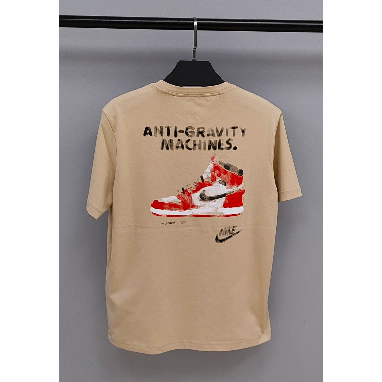 Мъжка спортна тениска Nike Jordan ANTI-GRAVITY MACHINES T-shirt Beige