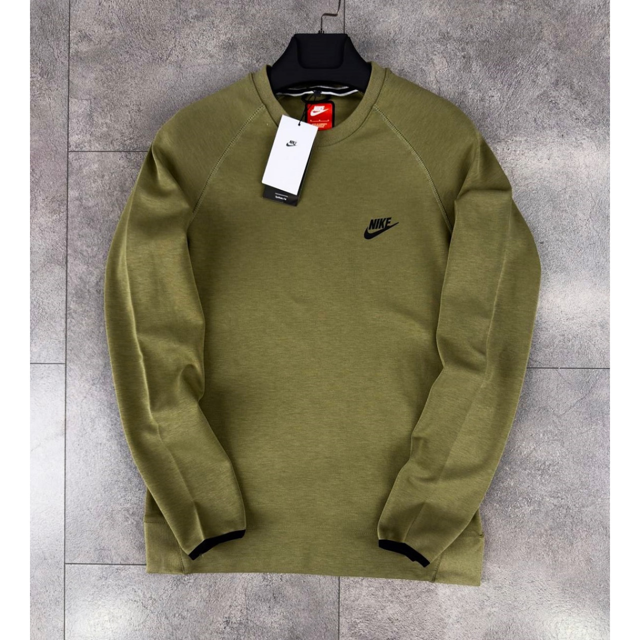 Мъжки суитшърт Nike Tech Fleece Sweatshirt Army Green