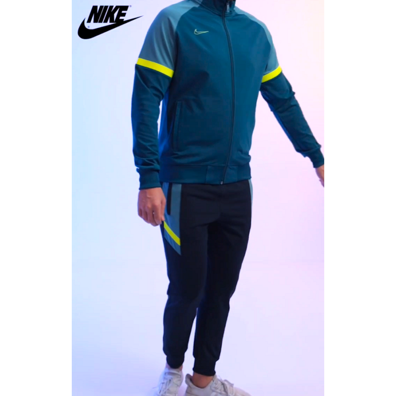 Мъжки екип Nike Tracksuit  Dark Blue Petrol